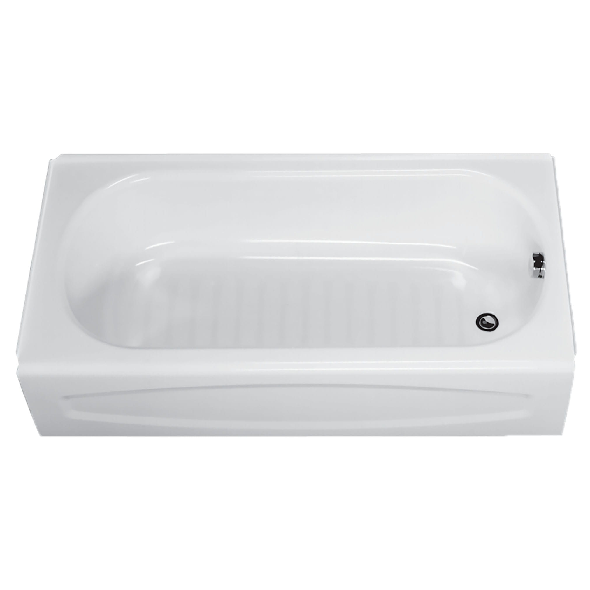 New Salem 60 x 30 Inch Integral Apron Bathtub With Right Hand Outlet WHITE